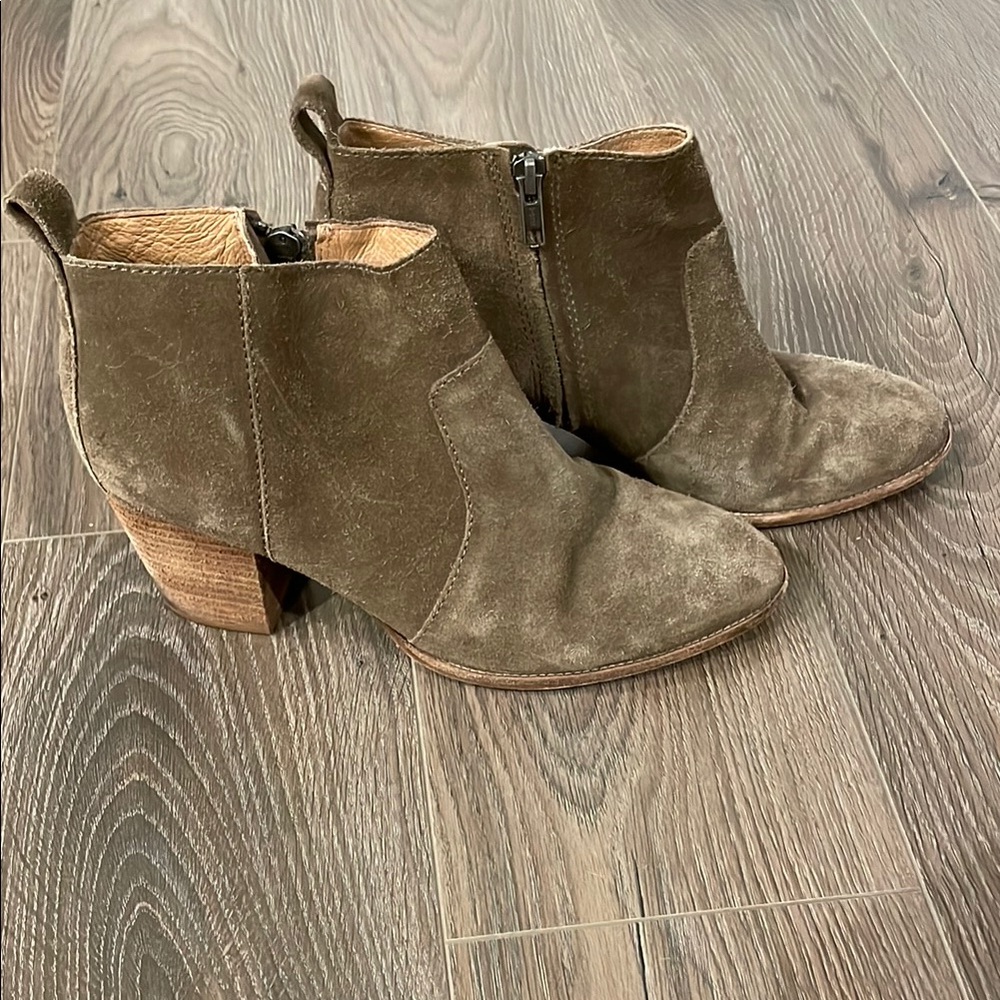 Stylish Brown Suede Ankle Boots